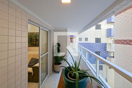 Sacada de apartamento para alugar com 2 quartos, 63m² em Vila Caiçara, Praia Grande