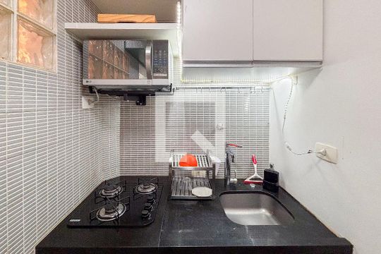 Cozinha de apartamento à venda com 1 quarto, 45m² em Cerqueira César, São Paulo