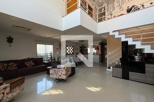 Sala de apartamento à venda com 4 quartos, 467m² em Jardim, Santo André