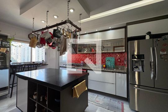 Cozinha de apartamento à venda com 4 quartos, 467m² em Jardim, Santo André