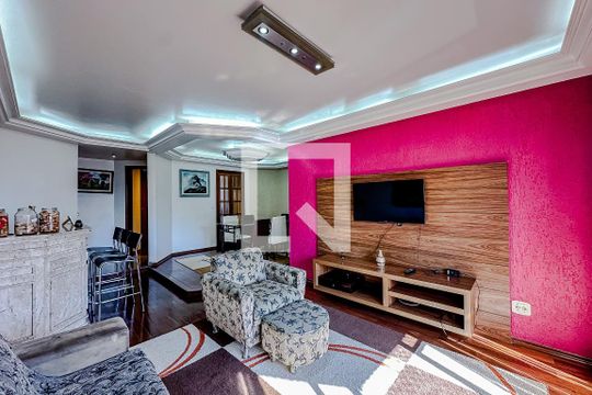 Sala de apartamento à venda com 3 quartos, 133m² em Vila Regente Feijó, São Paulo