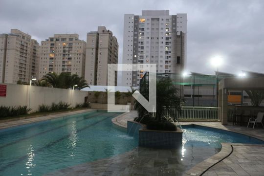 Área comum - Piscina de apartamento para alugar com 3 quartos, 83m² em Jardim Sao Caetano, São Caetano do Sul