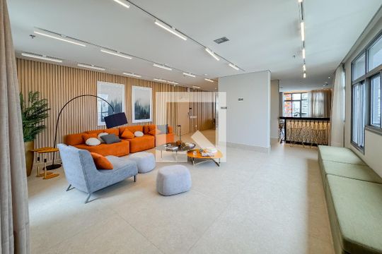 Área comum de kitnet/studio à venda com 1 quarto, 22m² em Paraíso, São Paulo