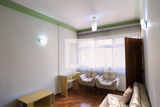 Sala de apartamento à venda com 2 quartos, 110m² em Lourdes, Belo Horizonte