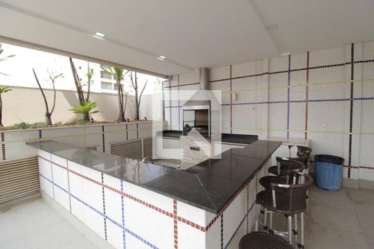 Área comum - Churrasqueira de apartamento para alugar com 3 quartos, 180m² em Osvaldo Rezende, Uberlândia