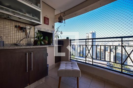 Varanda da Sala de apartamento à venda com 2 quartos, 100m² em Vila Andrade, São Paulo