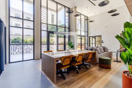 Área comum - Coworking de kitnet/studio à venda com 1 quarto, 23m² em Perdizes, São Paulo