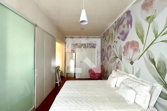 Sala de apartamento para alugar com 1 quarto, 27m² em Jardim Botânico, Rio de Janeiro
