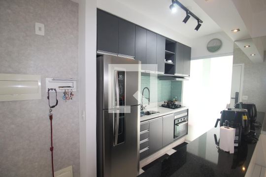 Cozinha de apartamento à venda com 2 quartos, 53m² em Jardim das Laranjeiras, São Paulo