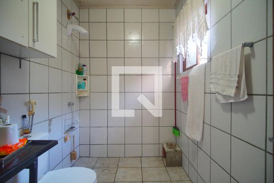 Banheiro da Suíte 1 de casa à venda com 3 quartos, 180m² em Feitoria, São Leopoldo