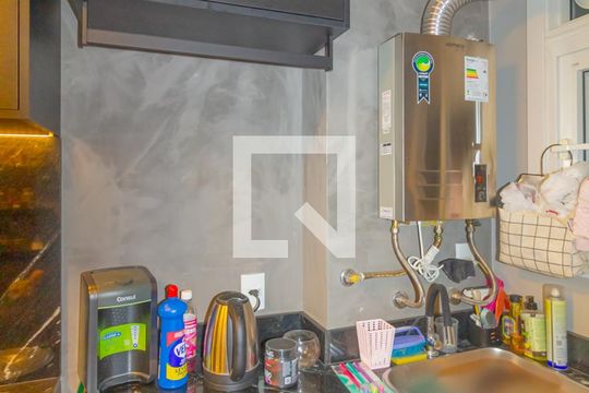 Cozinha e Área de Serviço de apartamento à venda com 1 quarto, 52m² em Centro, Canoas