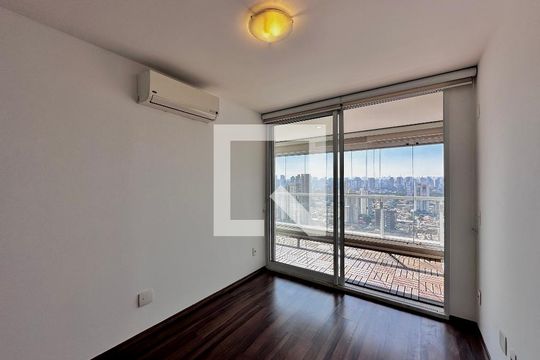 Sala de apartamento à venda com 1 quarto, 48m² em Brooklin, São Paulo