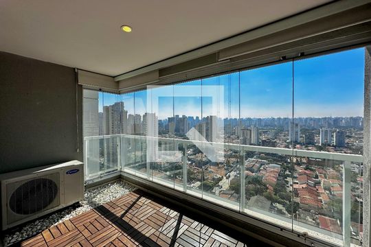 Sacada de apartamento à venda com 1 quarto, 48m² em Brooklin, São Paulo