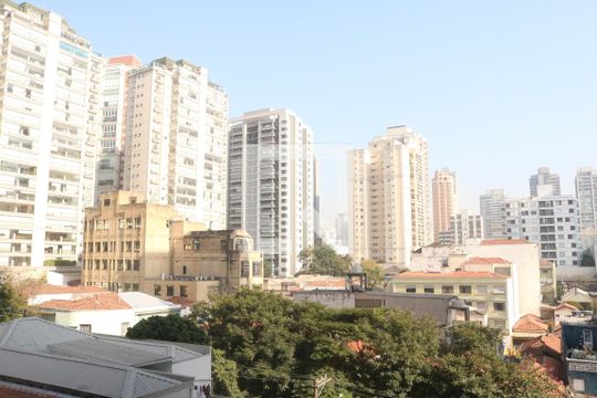 Varanda Vista de kitnet/studio à venda com 1 quarto, 42m² em Perdizes, São Paulo