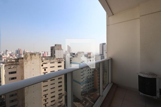 Varanda de kitnet/studio à venda com 1 quarto, 23m² em Centro Histórico de São Paulo, São Paulo