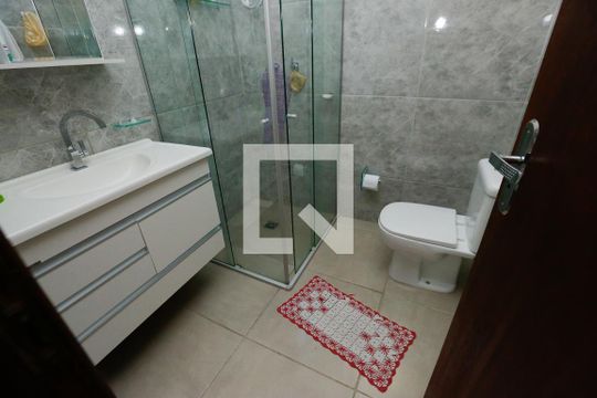 Banheiro da Suíte de casa à venda com 5 quartos, 336m² em Miramar (barreiro), Belo Horizonte