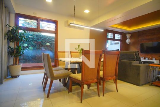 Sala de Jantar de casa à venda com 5 quartos, 350m² em Morro do Espelho, São Leopoldo