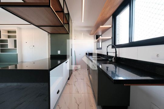 Sala/Cozinha de apartamento à venda com 2 quartos, 59m² em Vila Ré, São Paulo