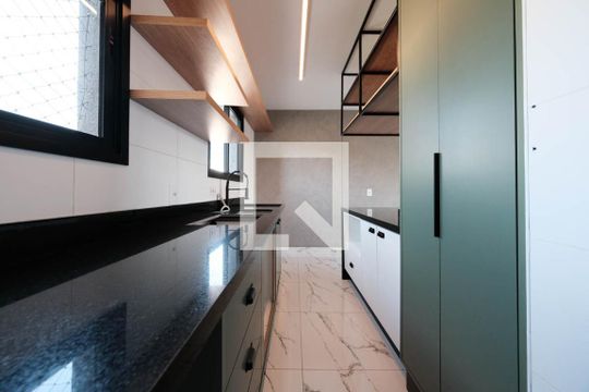 Sala/Cozinha de apartamento à venda com 2 quartos, 59m² em Vila Ré, São Paulo