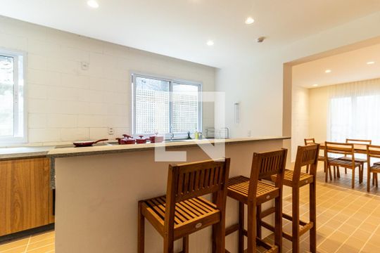 Área comum - Salão de festas de apartamento à venda com 2 quartos, 34m² em Vila Buarque, São Paulo