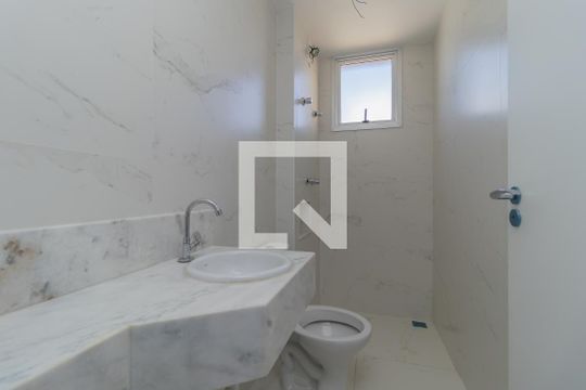 Banheiro de apartamento à venda com 3 quartos, 163m² em Vila Cloris, Belo Horizonte