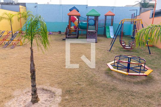 Área comum - Playground de casa de condomínio para alugar com 3 quartos, 150m² em Jardim Park Real, Indaiatuba