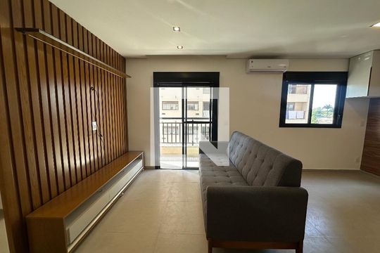 Sala de apartamento à venda com 1 quarto, 41m² em Empresarial 18 do Forte, Barueri