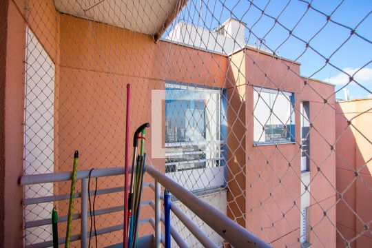 Varanda da sala de apartamento à venda com 3 quartos, 103m² em Casa Branca, Santo André