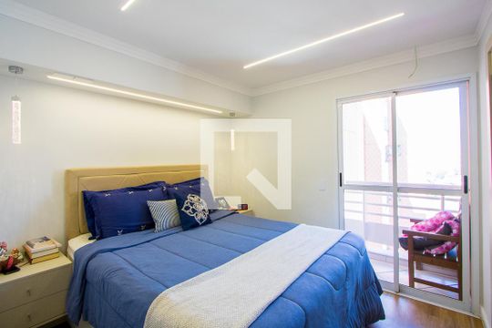 Quarto 1 de apartamento à venda com 3 quartos, 103m² em Casa Branca, Santo André