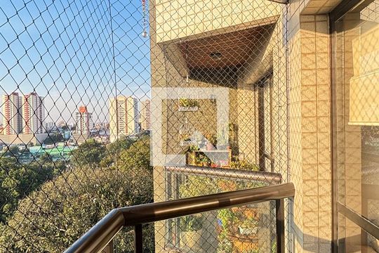 Varanda da Sala de apartamento à venda com 3 quartos, 100m² em Vila Valparaíso, Santo André