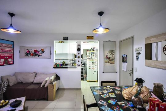 Sala de apartamento à venda com 2 quartos, 58m² em Morumbi, São Paulo