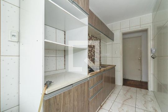Cozinha e Área de Serviço de apartamento à venda com 1 quarto, 50m² em Jardim Vila Leopoldina, Porto Alegre