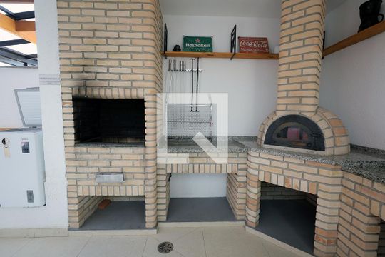Área comum - Churrasqueira de apartamento à venda com 2 quartos, 47m² em Parque Oratório, Santo André