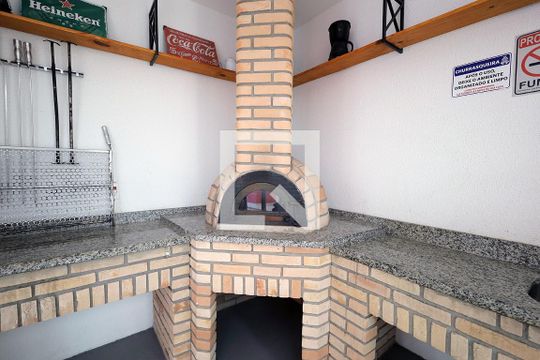 Área comum - Churrasqueira de apartamento à venda com 2 quartos, 47m² em Parque Oratório, Santo André