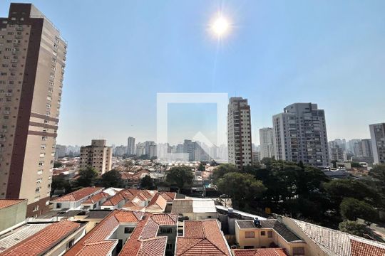 Vista da Varanda de apartamento à venda com 1 quarto, 28m² em Mirandópolis, São Paulo
