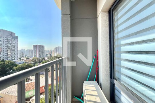 Varanda de apartamento à venda com 1 quarto, 28m² em Mirandópolis, São Paulo