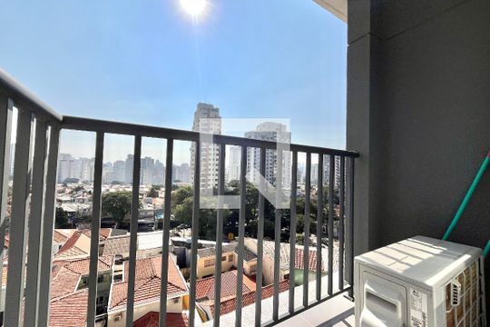 Varanda de apartamento à venda com 1 quarto, 28m² em Mirandópolis, São Paulo