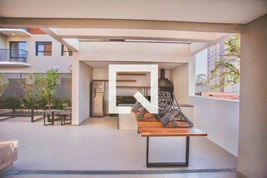 Área comum - Churrasqueira de apartamento para alugar com 1 quarto, 28m² em Mirandópolis, São Paulo