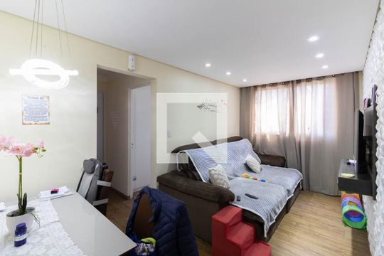 Sala de apartamento à venda com 2 quartos, 50m² em Vila Caraguata, São Paulo