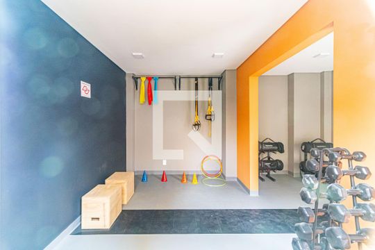 Área comum - Academia de apartamento para alugar com 2 quartos, 34m² em Jardim Celeste, São Paulo