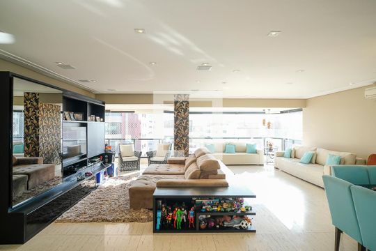 Sala de apartamento à venda com 3 quartos, 200m² em Vila Caminho do Mar, São Bernardo do Campo