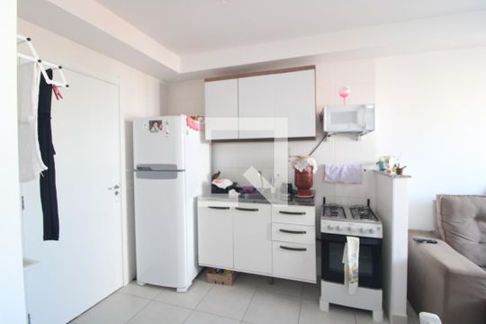 Cozinha de apartamento à venda com 1 quarto, 28m² em Jardim Cidalia, São Paulo