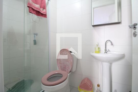 Banheiro de apartamento à venda com 1 quarto, 28m² em Jardim Cidalia, São Paulo