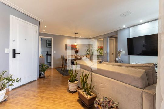 Sala de apartamento à venda com 3 quartos, 103m² em Vila Monumento, São Paulo