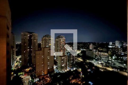 Vista Sacada de kitnet/studio à venda com 1 quarto, 25m² em Brooklin, São Paulo