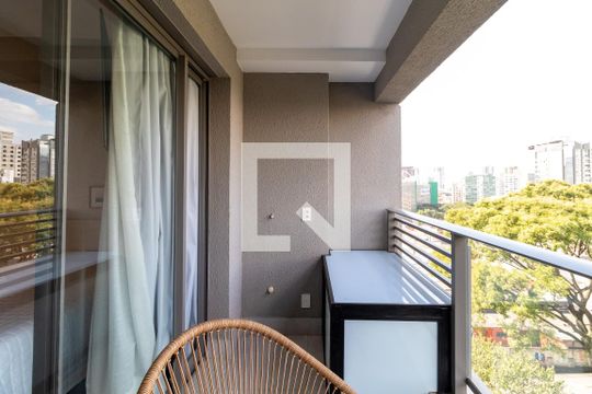 Varanda de apartamento para alugar com 1 quarto, 31m² em Pompeia, São Paulo