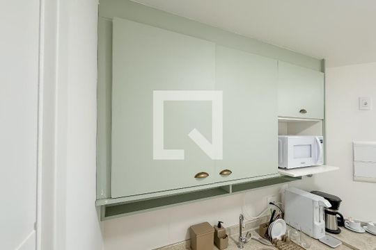 Cozinha - Armários de kitnet/studio à venda com 1 quarto, 26m² em Vila Mariana, São Paulo