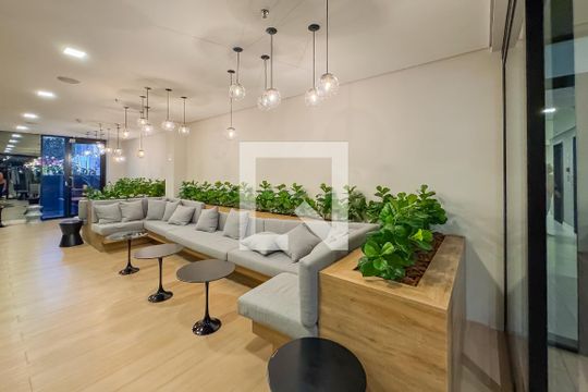 Área comum - Lounge Interno de kitnet/studio à venda com 1 quarto, 26m² em Vila Mariana, São Paulo