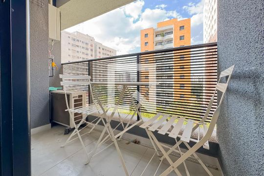 Varanda do Studio de kitnet/studio à venda com 1 quarto, 26m² em Vila Mariana, São Paulo