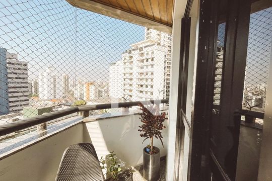 Varanda da Sala de apartamento à venda com 4 quartos, 133m² em Água Fria, São Paulo